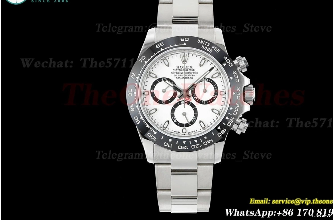 7750 Daytona ALF SS White Asia 116500 904L CER 0114